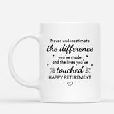 5307MUS2 personalized retirement gifts for coworkers happy retirement mug 5307M3TMO