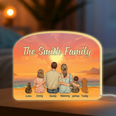 5318LUS2 personalized gifts for parents family name light box 5318LKMNI