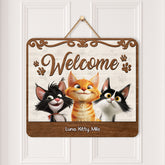 5321QUS2 personalized gifts _for dog owners wooden welcome signs 5321Q3YNC