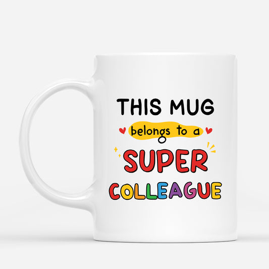 5324MUS2 custom gifts for coworkers super colleague coffee mug 5324M