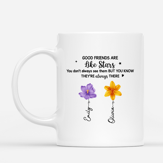 5342MUS1 personalized gifts for friend good friends are like stars mug 5342MKV0F