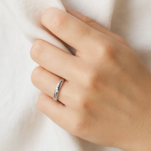 5358JUS2 Personalized Birthstone Rings_ Unqiue Birthday Gifts