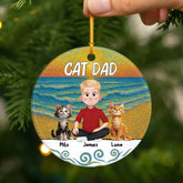 5361OUS2 personalized cat gifts for humans ceramic christmas ornaments 5361O3UND