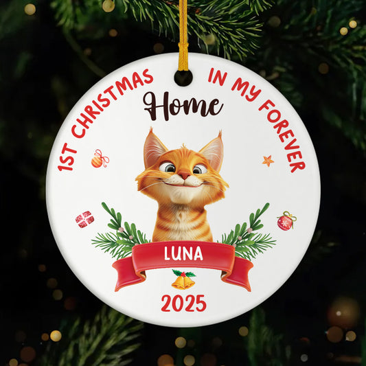 5362OUS1 personalized ceramic ornaments cats first christmas ornament 5362O8VZD
