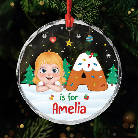 5371OUS1 personalized christmas gifts for kids glass christmas ornaments 5371OKHAK