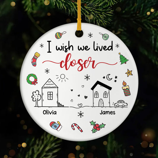 5373OUS1 personalized ceramic ornaments christmas gifts for friends 5373OTMTF
