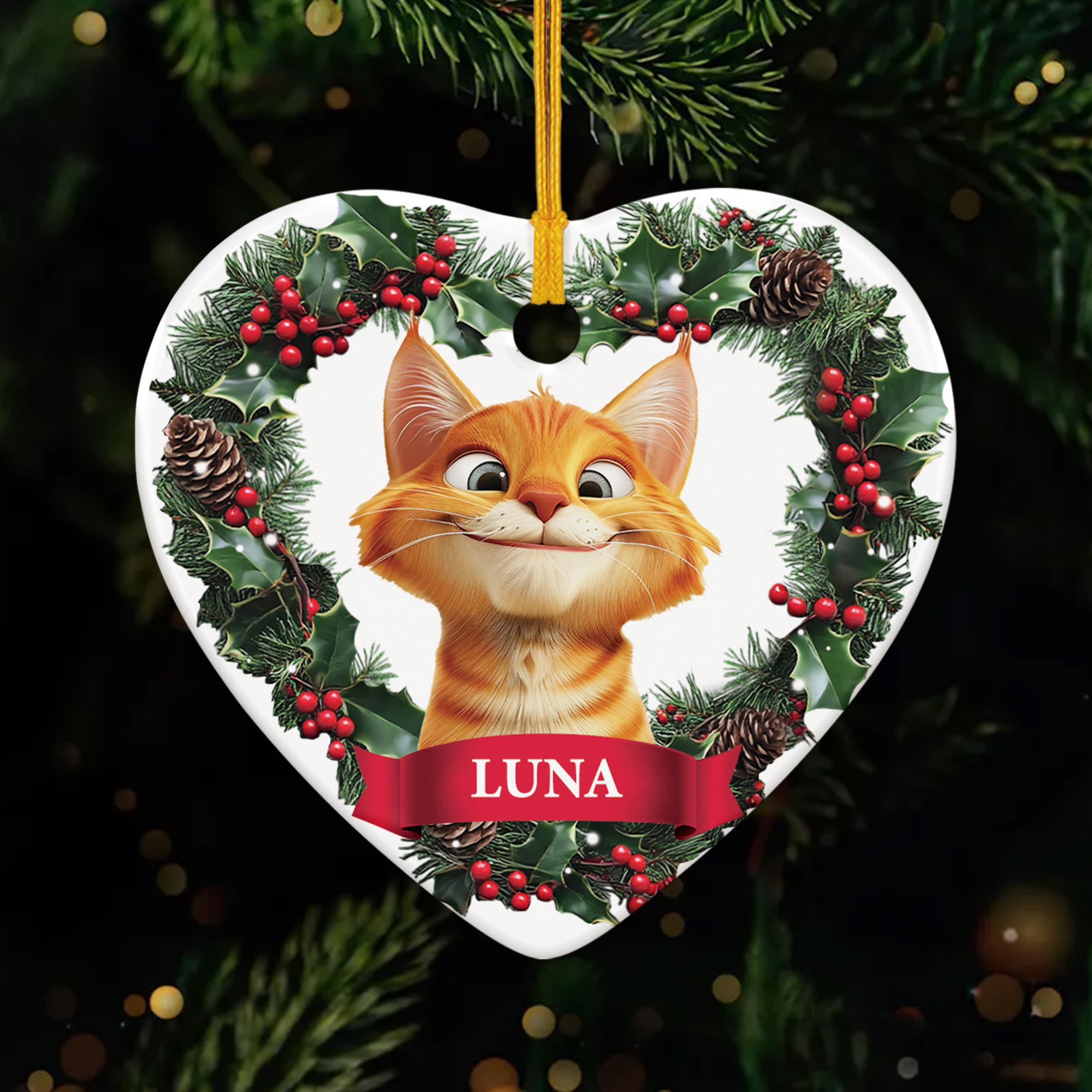 5377OUS1 custom glass photo ornaments_ xmas gifts for cat lovers 5377O3VZD