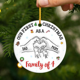 5383OUS2 3d printing effect custom ceramic ornament_s gifts for family 5383O