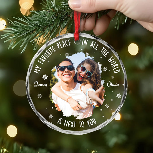 5394OUS2 personalized christmas gifts for couples glass xmas ornaments 5394O8ZNG