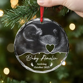 5396OUS2 custom gifts for for mom to be sonogram christmas ornament_ 5396O8QTA