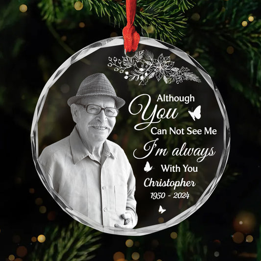 5399OUS1 personalized glass ornaments memorial gifts for loss of father 5399O8MNB