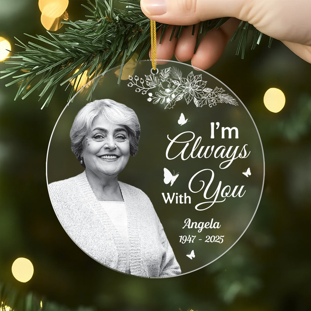 5399OUS2 acrylic memorial photo ornament personalized remembrance gifts 5399O8PNB