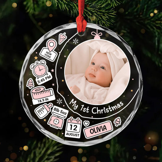 5400OUS1 personalized glass ornaments babys first christmas ornament_ 5400O3QTK