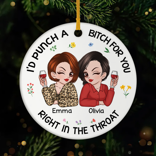 5404OUS1 custom ceramic ornaments funny christmas gifts for friends 5404O