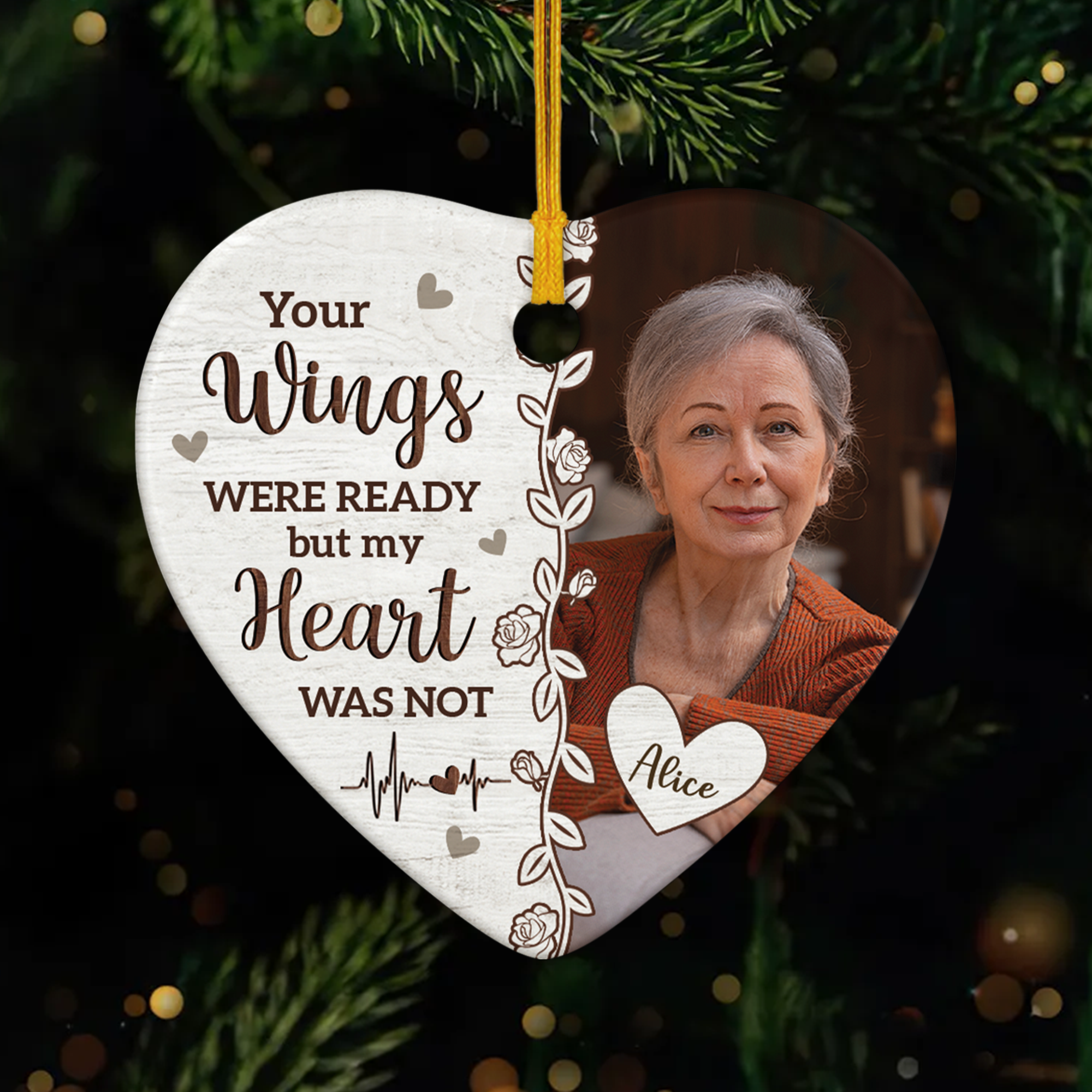 5410OUS1 ceramic remembrance christmas ornament_ custom photo memorial gifts 5410O3LAA