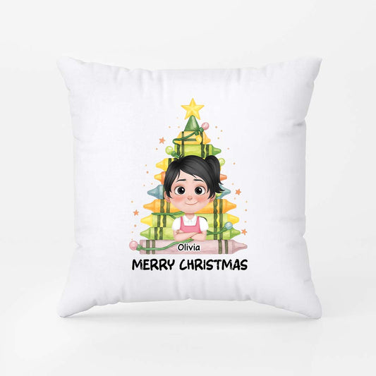 5436PUS1 merry christmas pillow personalized christmas gifts for kids 5436PKT5K