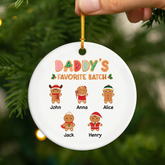 5438OUS2 custom xmas gifts for grandma ceramic gingerbread man ornament_ 5438OKZ0A