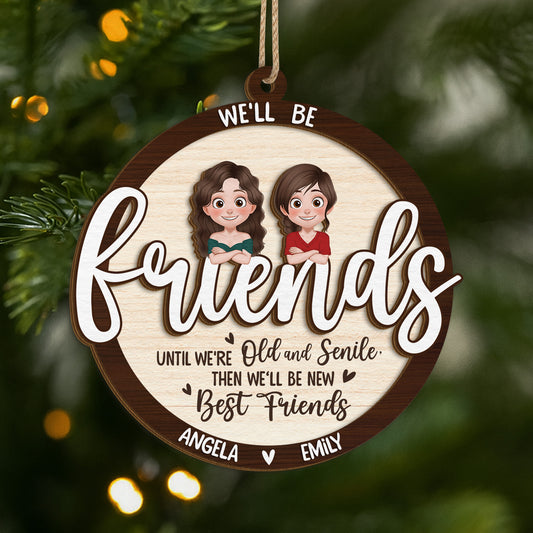 5450OUS1 personalized xmas gifts for friends 2 layered wood ornaments_ 5450O6UQF