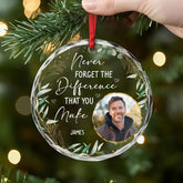 5476OUS2 personalized retirement gifts glass photo ornaments 5476O3QAO