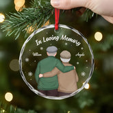 5482OUS2 personalized glass photo ornaments in loving memory gifts 5482OTLCG