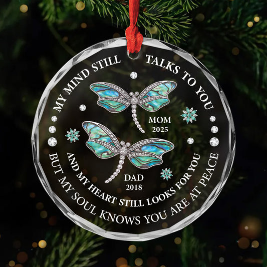5520OUS1 personalized in loving memory gifts glass memorial ornaments 5520O