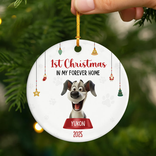 5526OUS2 personalized gifts for dog owners ceramic christmas ornaments 5526O8UNC