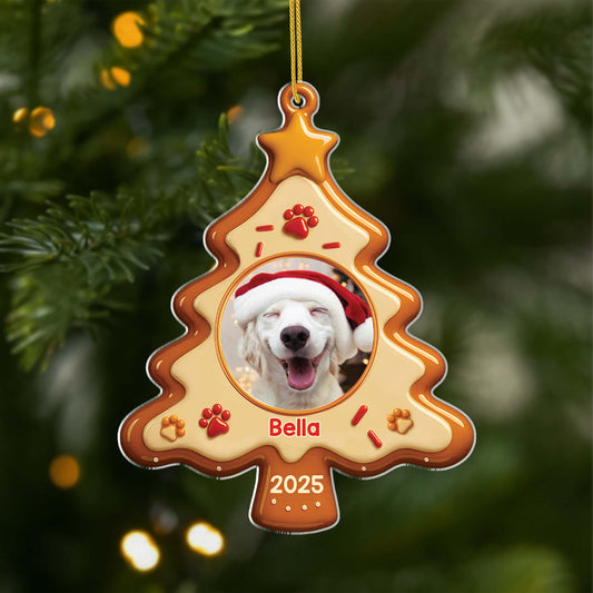 5531OUS1 custom dog gifts for owners acrylic christmas tree ornament 5531O3LAC