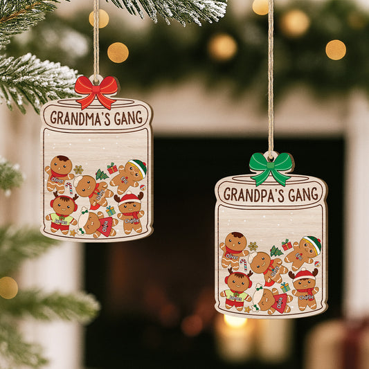 5534OUS2 custom grandma gifts 1 layered wood gingerbread man ornaments_ 5534O3YMA