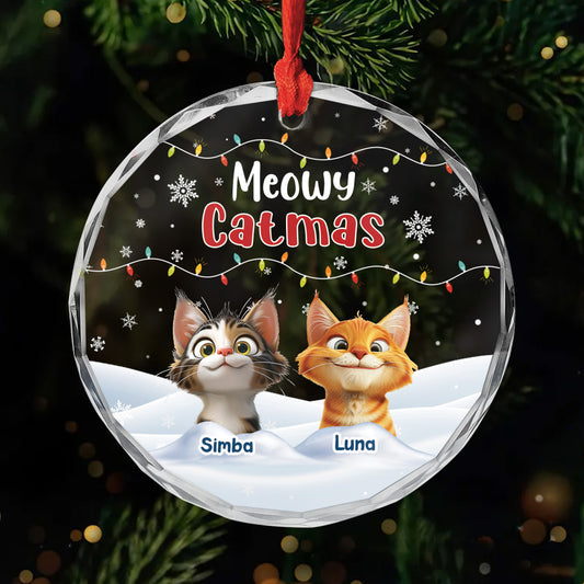 5539OUS1 personalized glass ornaments cat lover gifts for christmas_ 5539O3YTD