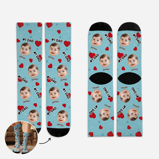 5541JUS1 personalized socks_ with faces on them unique gifts for dad 5541J8YMB