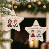 5546OUS2 custom_ 1 layered wooden ornaments christmas gifts for sisters 5546O8VZA