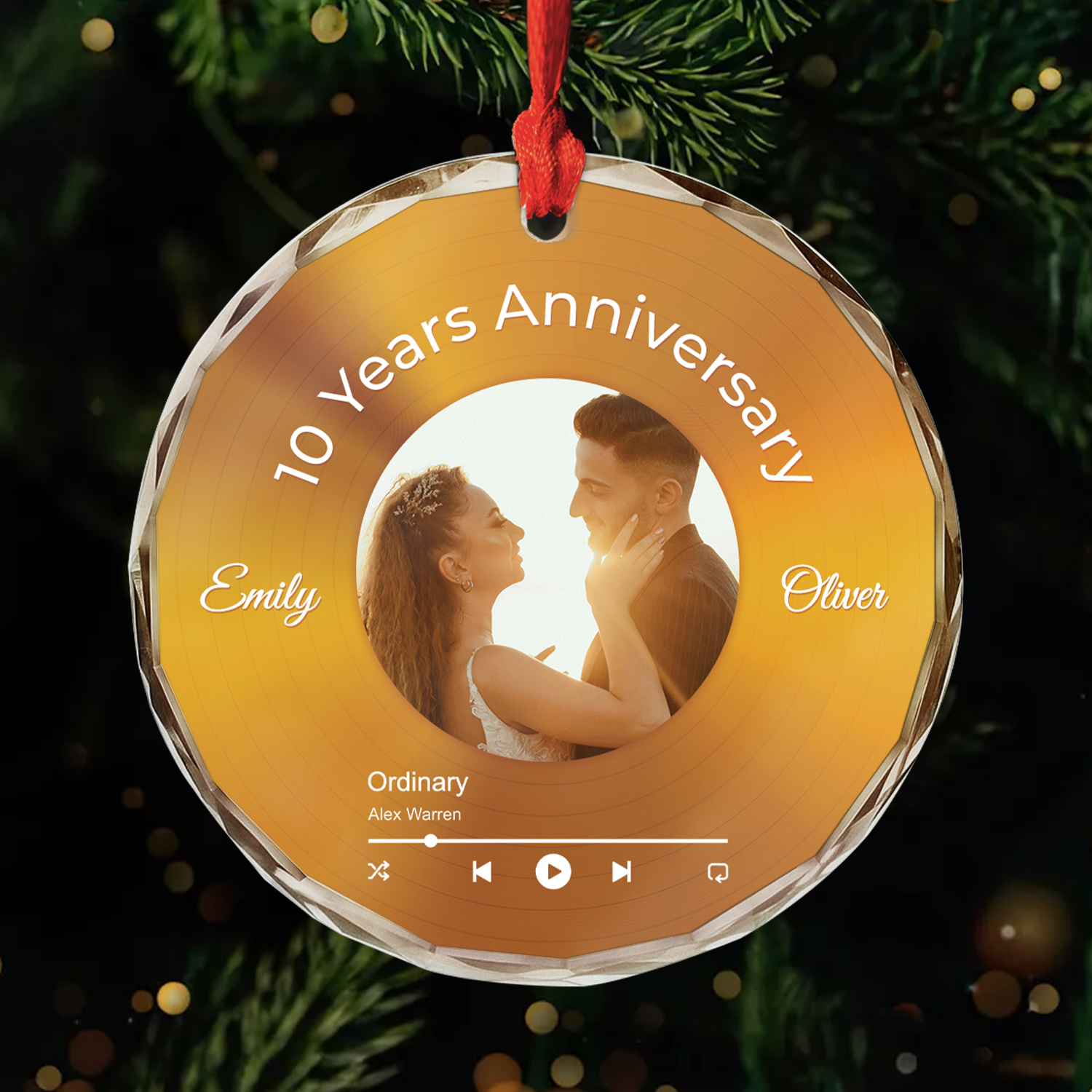 5549OUS1 custom glass photo ornaments anniversary gifts for couples 5549O5U5G