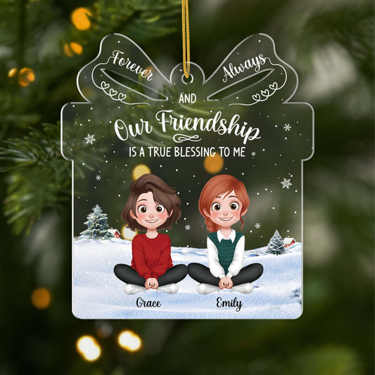 5557OUS1 personalized acrylic ornaments christmas gifts for friends 5557O8TAF