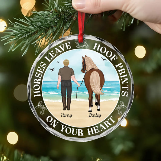 5559OUS2 personalized glass ornaments horse gifts for women 5559O3UTU