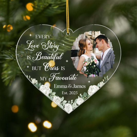 5564OUS1 personalized acrylic wedding ornament wedding gifts for couple 5564O8TCG