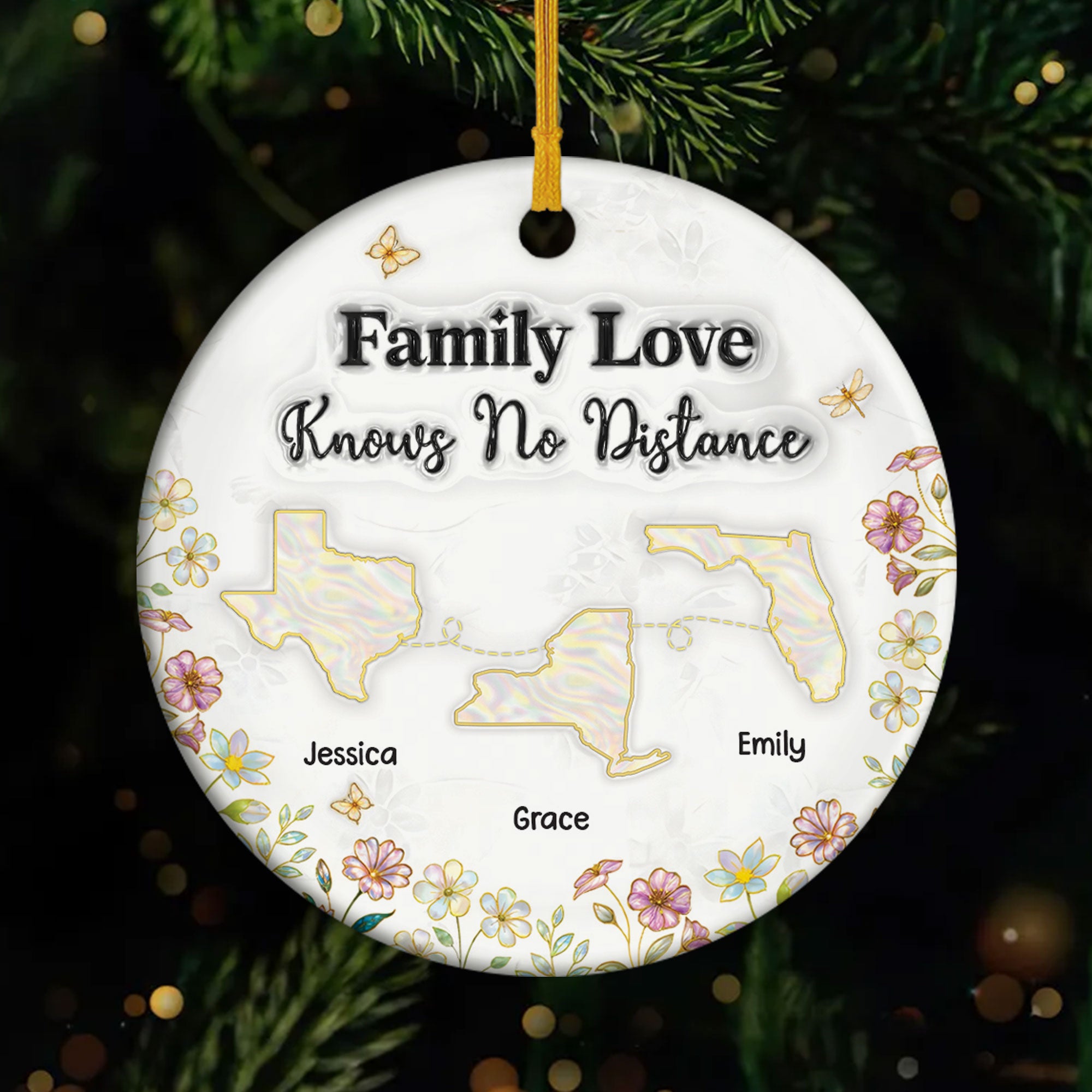 5575OUS1 3d printing effect personalized family gifts ceramic christmas ornaments 5575O6HAI