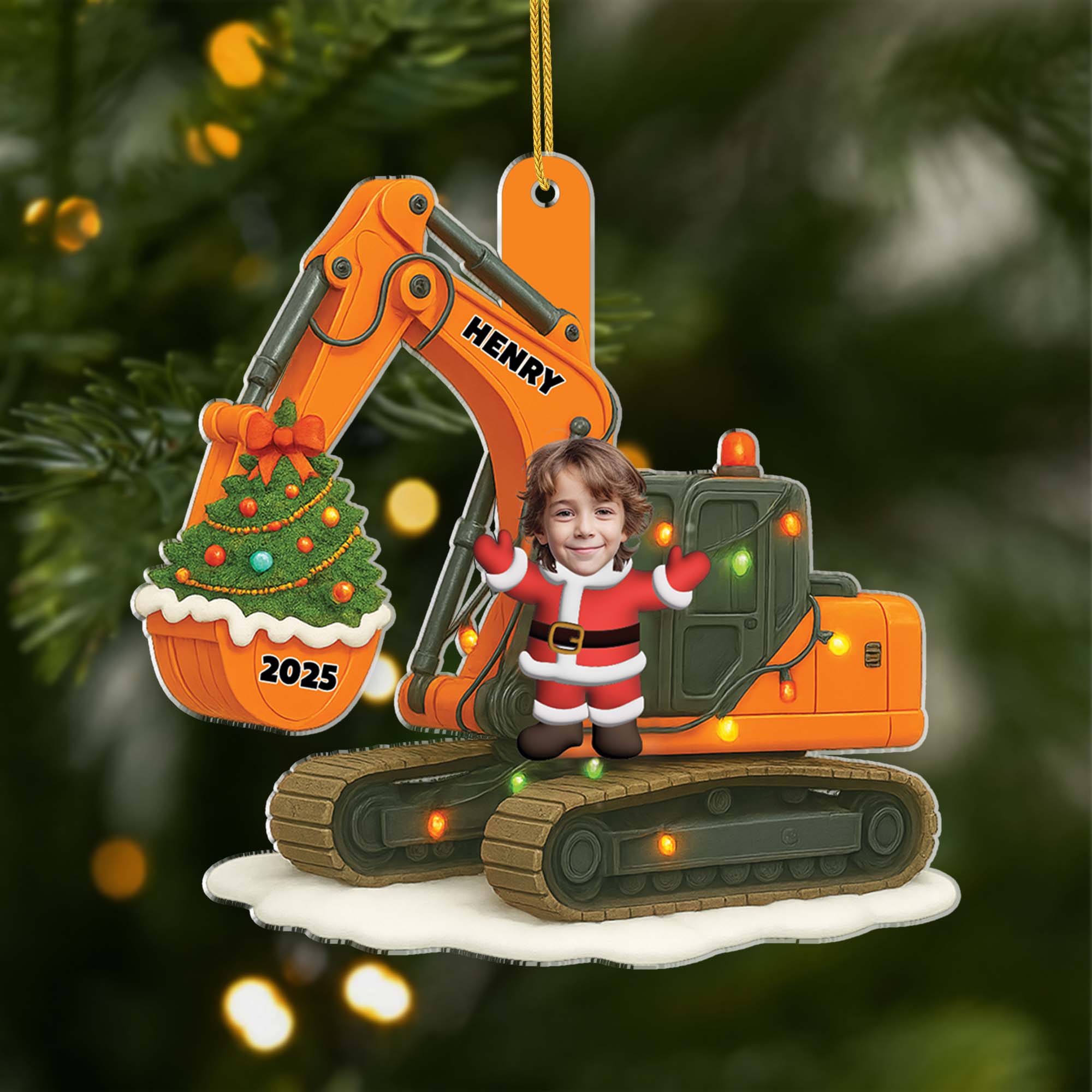 5590OUS1 personalized christmas gifts for kids acrylic xmas ornaments 5590O
