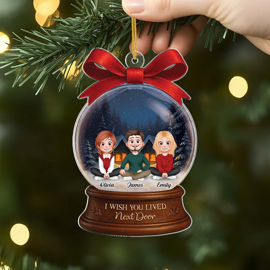 5592OUS2 personalized acrylic ornaments i wish you lived next door gifts 5592O3ZMF