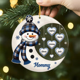 5599OUS2 custom christmas gifts for grandma acrylic snowman ornaments_ 5599O8TZA