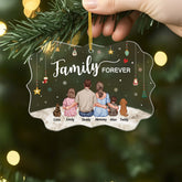 5611OUS2 personalized acrylic ornaments gifts for the whole family 5611O