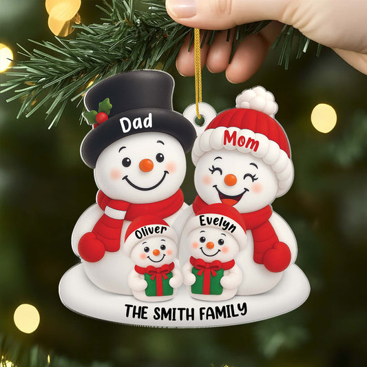 5621OUS2 3d printing effect custom acrylic ornaments first christmas as parents ornaments_ 5621OKVAI