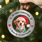 5675OUS2 custom gifts for cat lovers my first christmas acrylic photo ornament 5675OTZCD