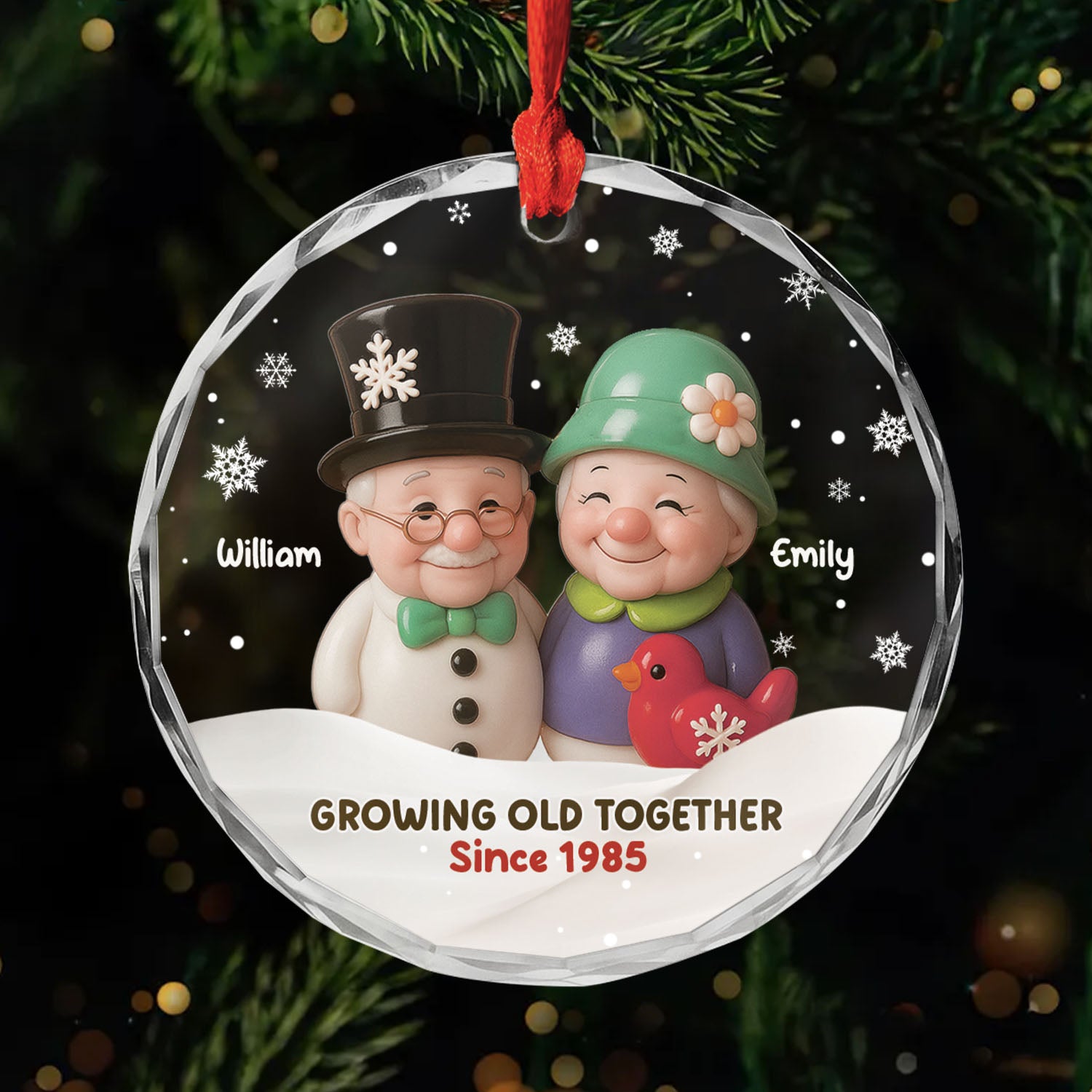 5679OUS1 3d printing effect personalized glass ornaments xmas gifts for couples 5679OKZQG