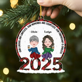5683OUS1 personalized acrylic xmas ornaments gifts for friends coworkers 5683OK6CF2