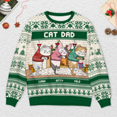 5702WUS2 personalized cat mom gifts cat ugly christmas sweater 5702WTMMD