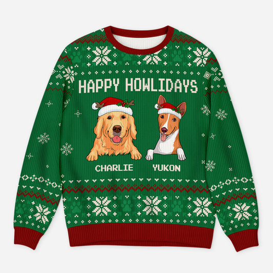5704WUS1 personalized gifts for dog lovers ugly christmas sweater dog 5704WTYNC