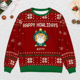 5704WUS2 personalized gifts for cat lovers ugly christmas sweater cat 5704WTYND