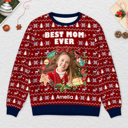 5713WUS2 personalized gifts for dad mum photo ugly christmas sweater 5713W6ZTB