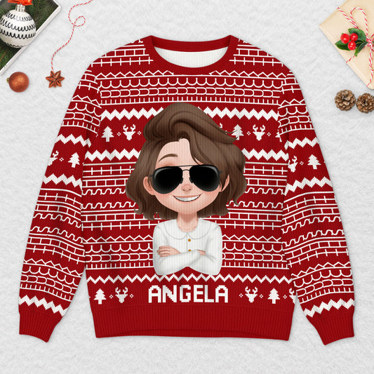 5717WUS2 personalized xmas gifts fuck this shit ugly christmas sweater 5717W6LQA