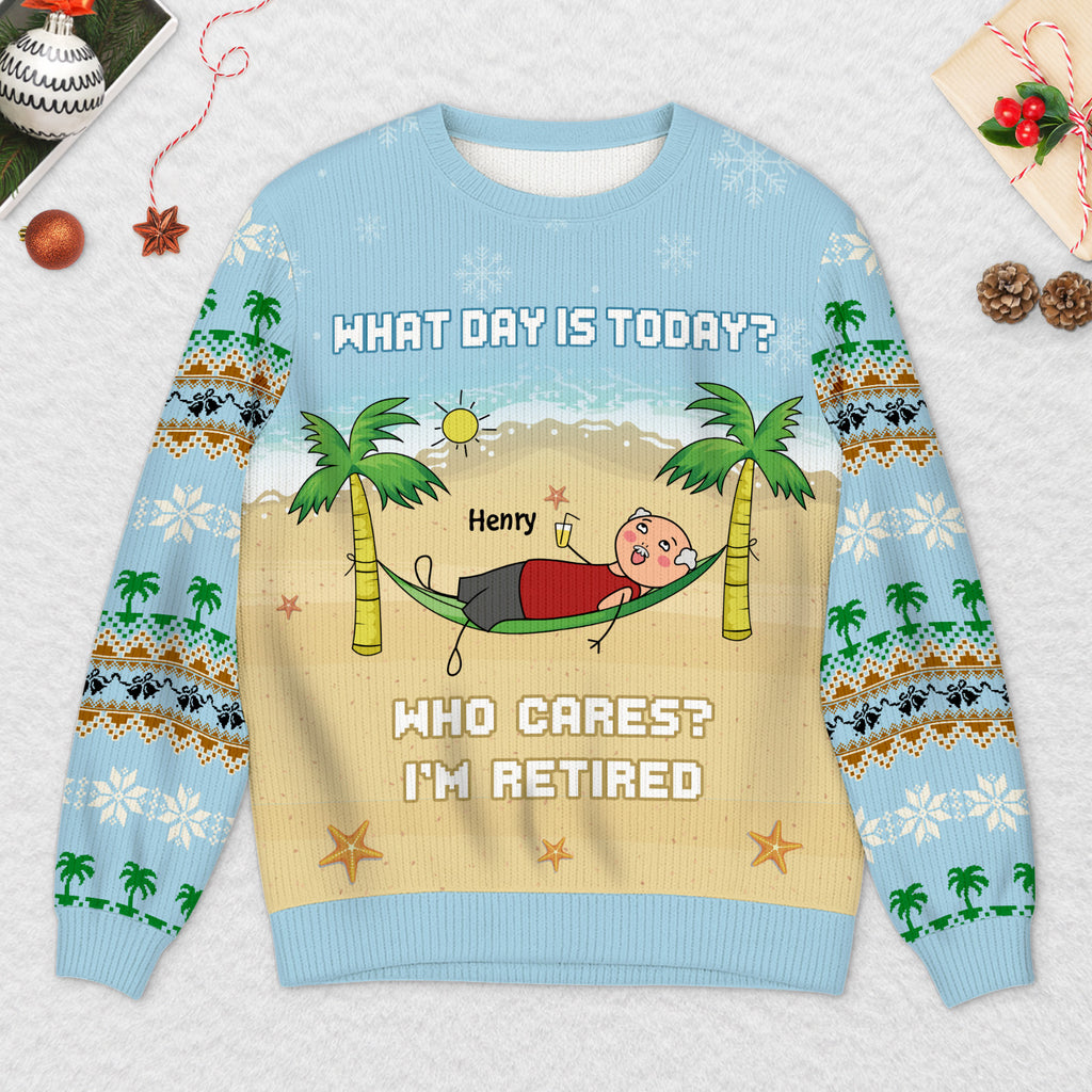 5720WUS2 custom ugly christmas sweater funny retirement gifts 5720WKLTA